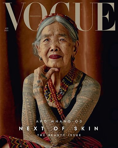 A 106-year-old Indigenous Filipino tattoo artist becomes Vogue's oldest ever cover model Euronews