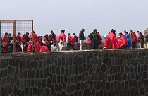 Flüchtlingelager auf Lampedus
