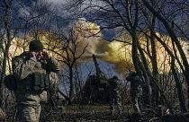 Ukrán katonák a fronton
