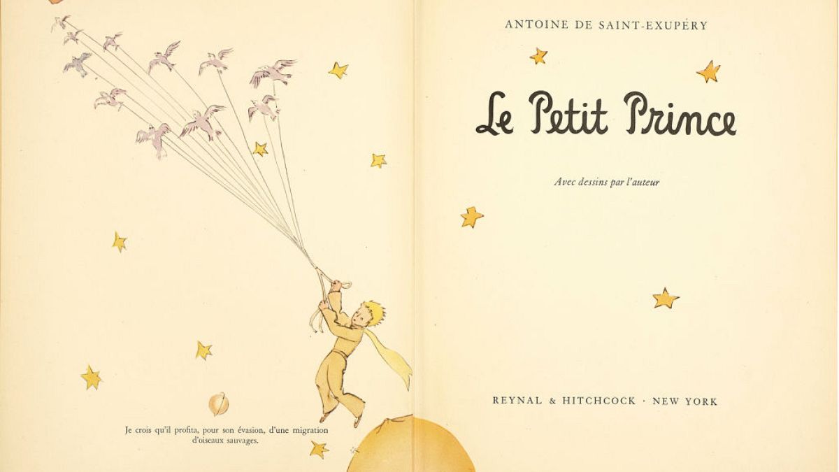 Eine frühe Ausgabe von Antoine de Saint-Exupérys Kultbuch "Le Petit Prince".