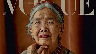 عکس زن ۱۰۶ ساله فیلیپینی بر روی جلد مجله «ووگ»