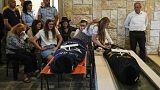 Rina és Maia Dee temetése Izraelben 2023. április 9-én