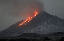 Hétvégén a Bezimjannij vulkán is kitört a Kamcsatka-félszigeten
