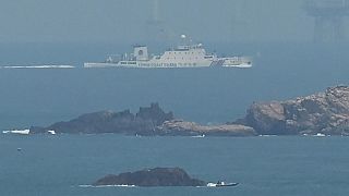Kriegsschiff vor Taiwan