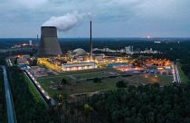 The nuclear power plant Emsland by German multinational energy company RWE in Lingen, western Germany.