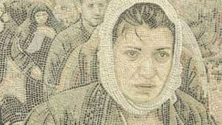 Mosaico do memorial de Bllace, Kosovo