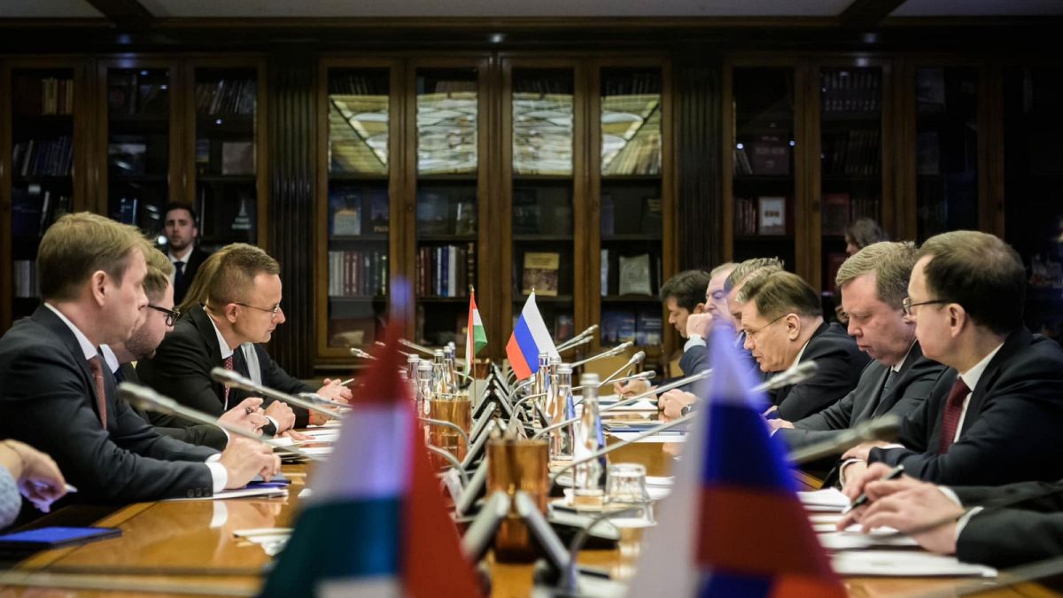 Szijjártó Péter Alexander Novak miniszterelnök-helyettessel Moszkvában