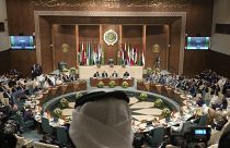 وزراء خارجية جامعة الدول العربية خلال اجتماع سنوي في القاهرة مصر، الثلاثاء 6 سبتمبر 2022.
