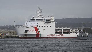 Embarcação da guarda costeira italiana