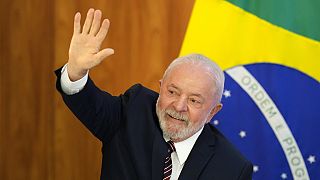 Foto de archivo del presidente brasileño, Lula da Silva