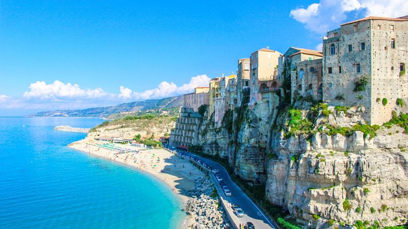 Calabria, Italy, is lined with beaches.