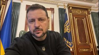 پیام ویدیویی ولودیمیر زلنسکی، رئیس جمهوری اوکراین