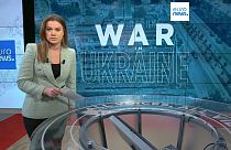 Euronews-Analystin Sasha Vakulina bei ihrem täglichen Ukraine-Bericht
