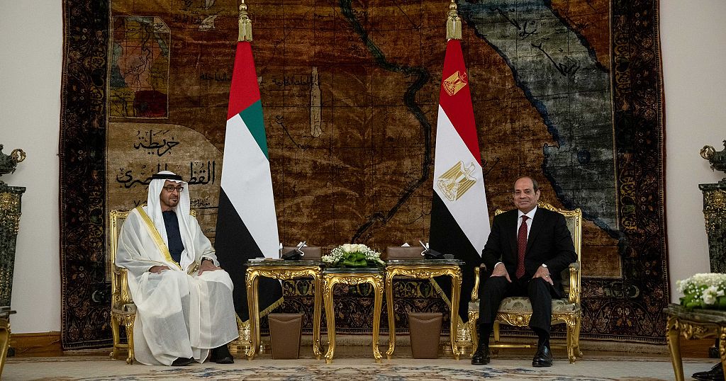 قادة مصريون وإماراتيون يبحثون في القاهرة العلاقات الثنائية والتضامن العربي