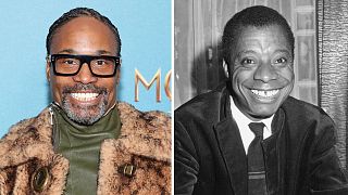 Billy Porter (left) and James Baldwin (right) 