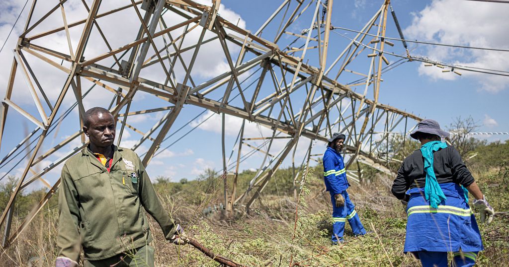 Damaged electricty pylons in Pretoria add to power woes for residents ...