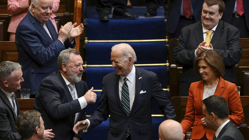 Joe Biden in Ireland encourages nations to “dream together”