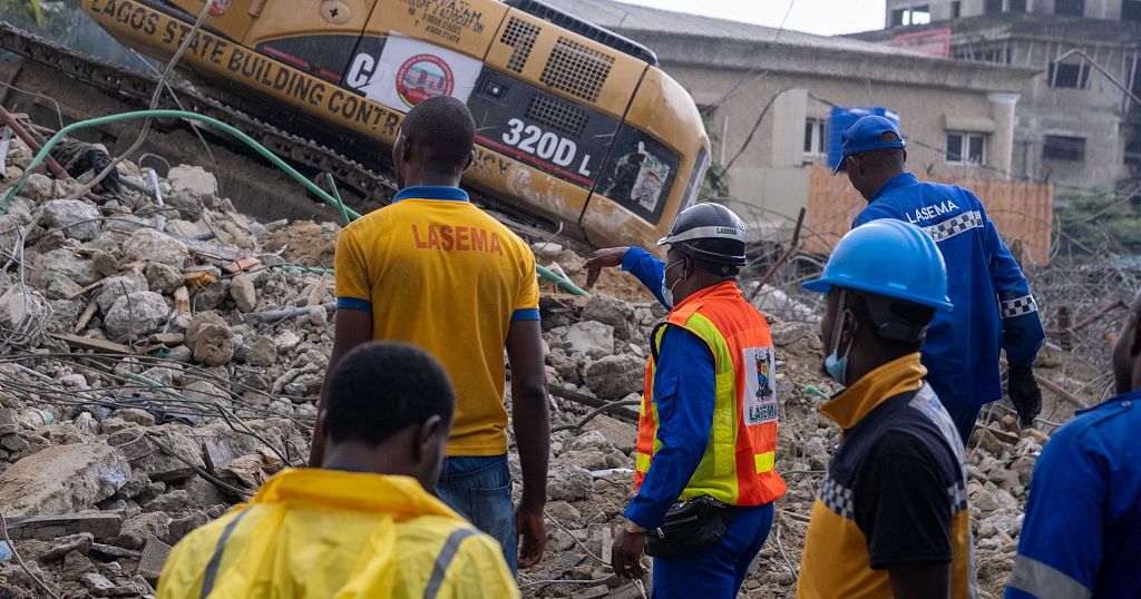 Nigeria Reaction trails Lagos Banana Island building collapse