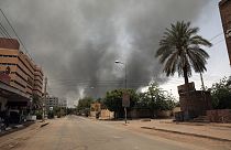 Füst a szudáni fővárosban a szombati összecsapások idején