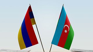 پرچم‌های جمهوری آذربایجان و ارمنستان