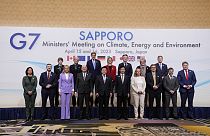 A G7 országok képviselői Sapporóban 2023.04.16-án.