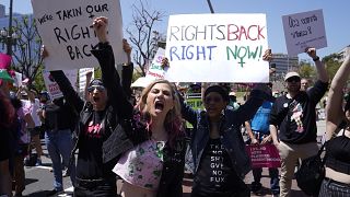 تظاهرات مدافعان حق سقط جنین در آمریکا