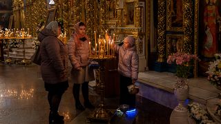 قداس عيد الفصح في كييف