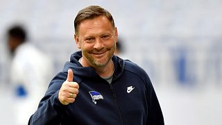 Dárdai Pál a Hertha vezetőedzőjeként 2021 májusában