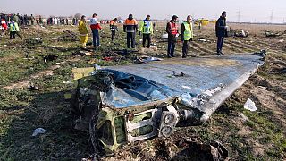 موقع تحطم الطائرة الأوكرانية عام 2020