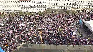 "Tschechien gegen die Armut", das war der Slogan der Demo