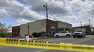 La scena del crimine a Dadeville, Alabama. (16.4.2023)