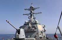 ABD donanmasına ait USS Milius savaş gemisi