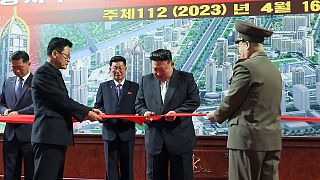 Törene Kuzey Kore lideri Kim Jong Un ve hükümet yetkilileri katıldı