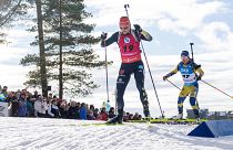 A biatlon-világkupa női sprintversenye a norvégiai Holmenkollenben 2023. március 18-án