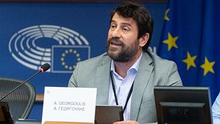 Алексис Георгулис в бытность евродепутатом от Греции