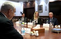 السيناتور الأمريكي ليندسي غراهام يلتقي رئيس الوزراء الإسرائيلي بنيامين نتنياهو