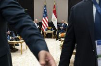 الرئيس المصري عبد الفتاح السيسي ونظيره الأمريكي جو بايدن