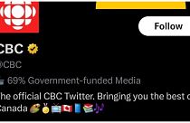صفحة هيئة الإذاعة الكندية "سي بي سي" على تويتر 