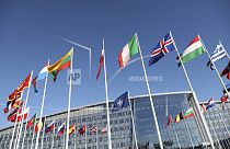 NATO üyesi ülkelerin braykları / Brüksel