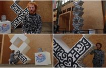 Amsterdam’s Iconic 3X Symbol Transformed by Mr Doodle.
