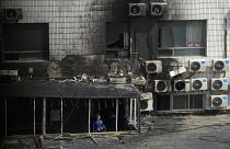 حريق في مستشفى ببكين