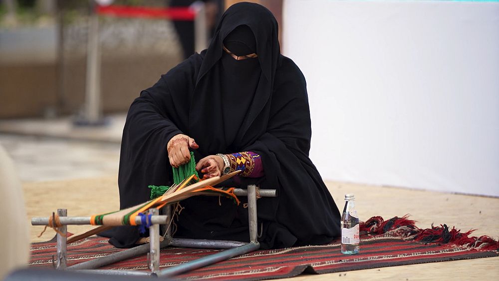 Exploring Qatar’s traditions: Sadu weaving, sword making and falconry