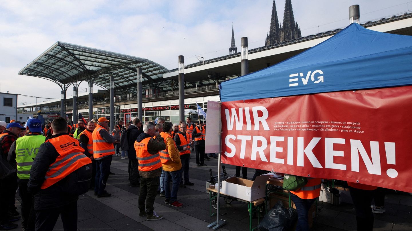 This is quite irritating': Passengers in Germany grounded by nationwide strike | Euronews