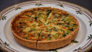 The coronation quiche in all its glory