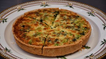 The coronation quiche in all its glory