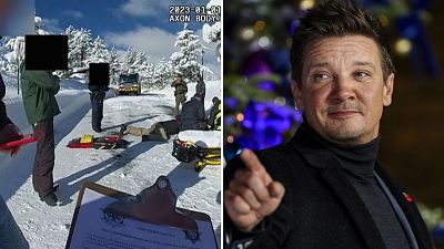 Bodycam footage shows aftermath of actor Jeremy Renner's snow plow accident