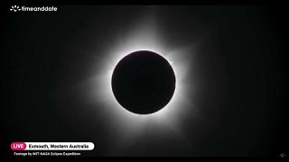 Eclipse solar híbrido visto desde Australia