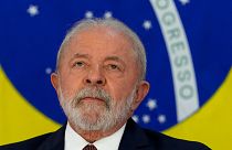 Le président brésilien Luiz Inacio Lula da Silva lors d'une réunion au Palais du Planalto à Brasilia, Brésil.