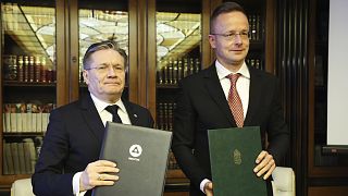 Szijjártó Péter a minap írt alá szerződést Moszkvában a Roszatom elnökével, Alekszej Lihacsevvel