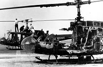 بالگردهای آلمان غربی برای انتقال گروگانگیرها و ورزشکاران اسرائیل در سال ۱۹۷۲